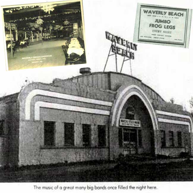 Historical photos of Waverly Beach Bar & Grille in the Fox Valley Menasha, WI